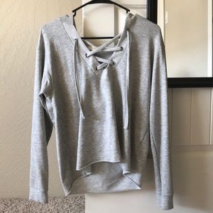 light grey hoodie